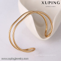 51604 brazalete de aleación de cobre de Xuping moda brazalete sin piedra